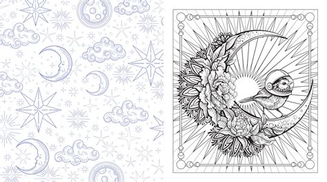 Experience the Calm and Peacefulness of the Moon with this Coloring Book